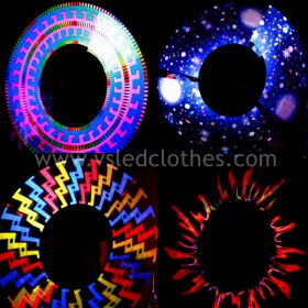 Programmable led nunchucks for performance led stick props